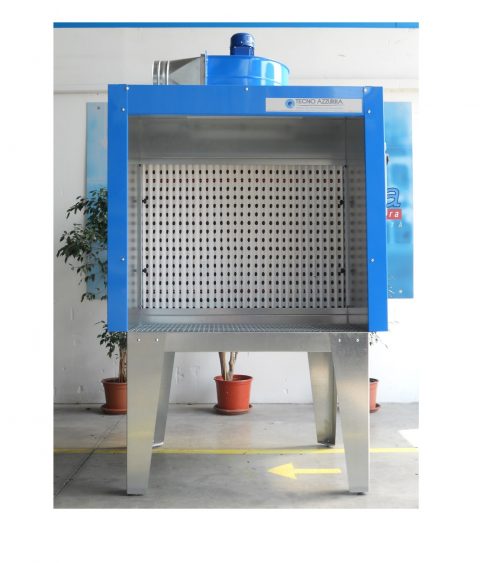 Platform type painting booth – Mod. PCS