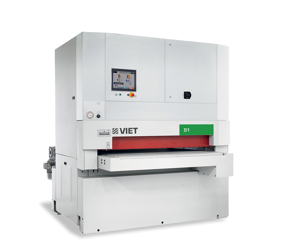 ДВУХЛЕНТОЧНЫЙ КАЛИБРОВАЛЬНО-ШЛИФОВАЛЬНЫЙ СТАНОК мод. S1