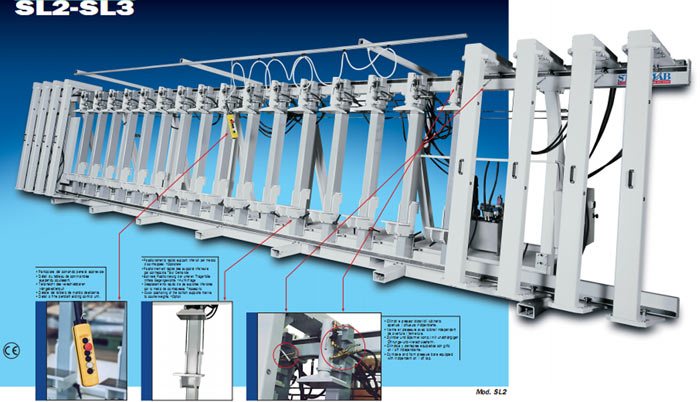 Пресс для склейки бруса SL2